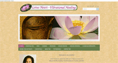 Desktop Screenshot of lotusheart-vibrationalhealing.com